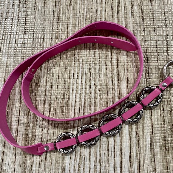 Antoniazzi Barbiecore Chain Narrow Leather PrairieWestern Artsy Boho Coquette B… main image 6